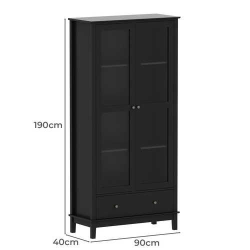Darius 2 Door Display Cabinet