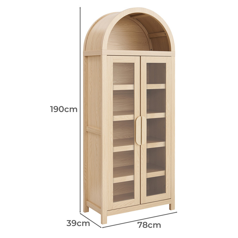 Renee 2 Door Display Cabinet