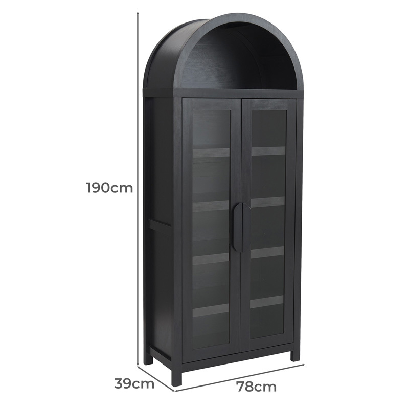 Renee 2 Door Display Cabinet