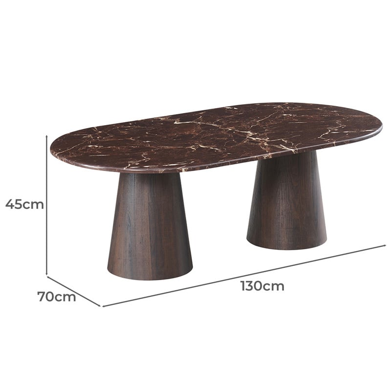Olivia Marble Coffee Table
