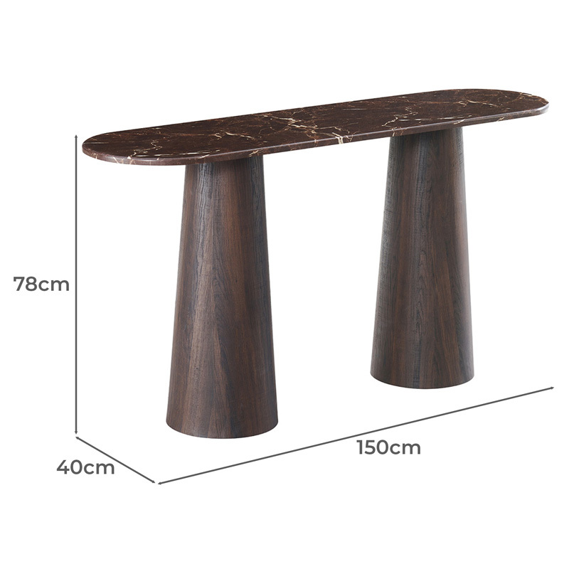 Olivia Marble Console Table