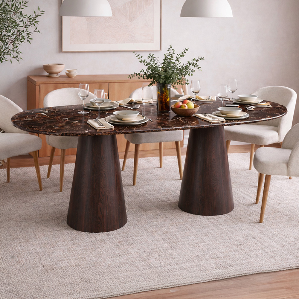 Olivia Marble Dining Table