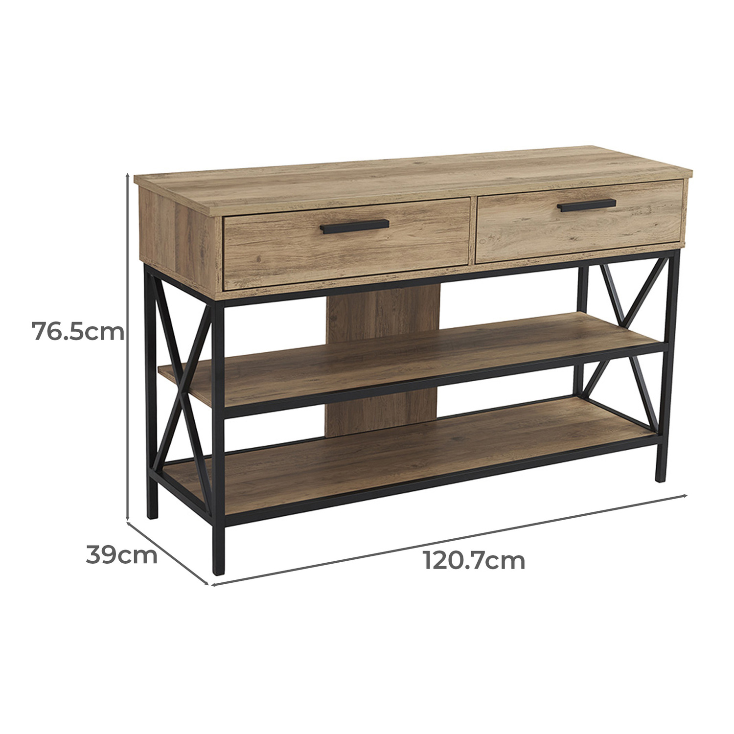 Xyler 2 Drawer Console Table