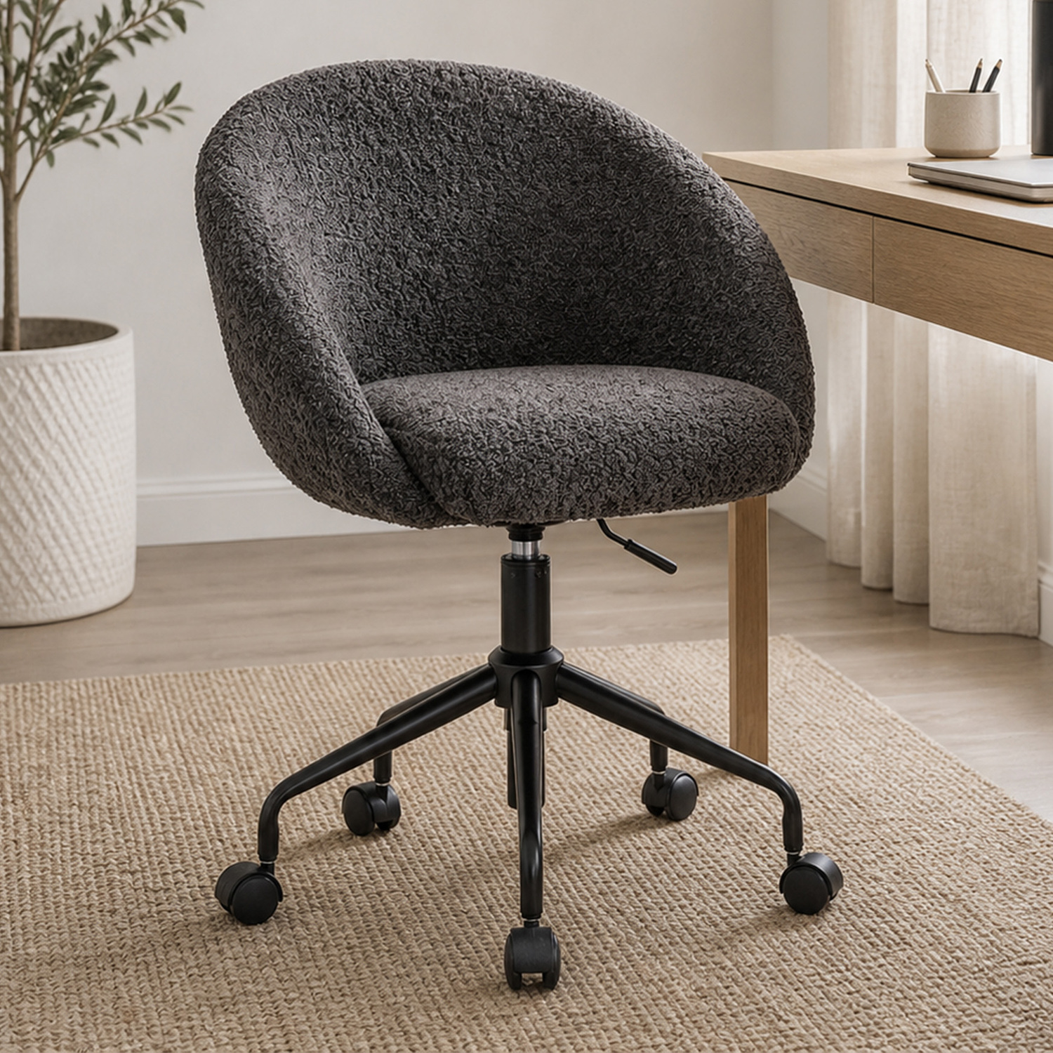 Reginald Boucle Office Chair