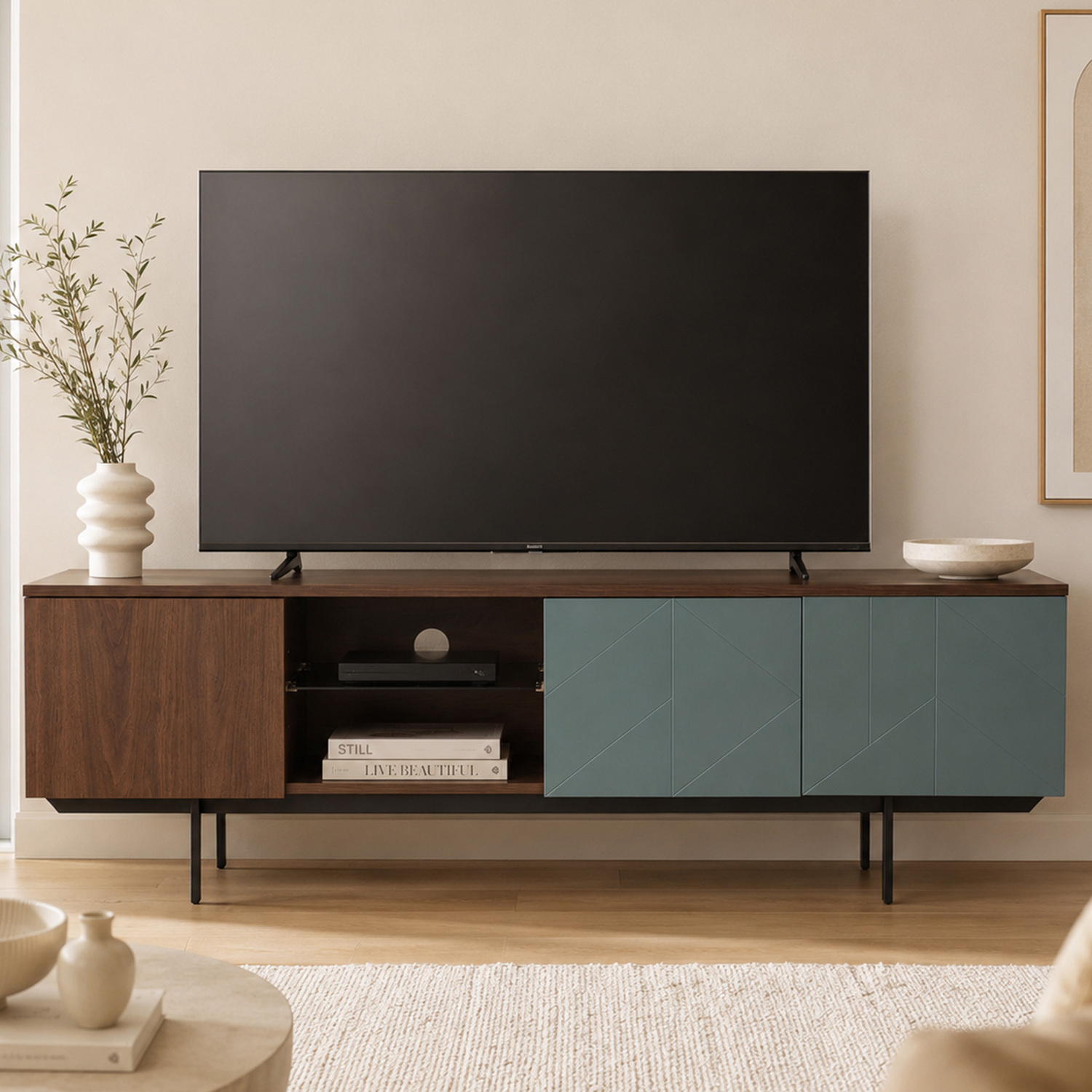 160cm Monica 3 Door TV Unit
