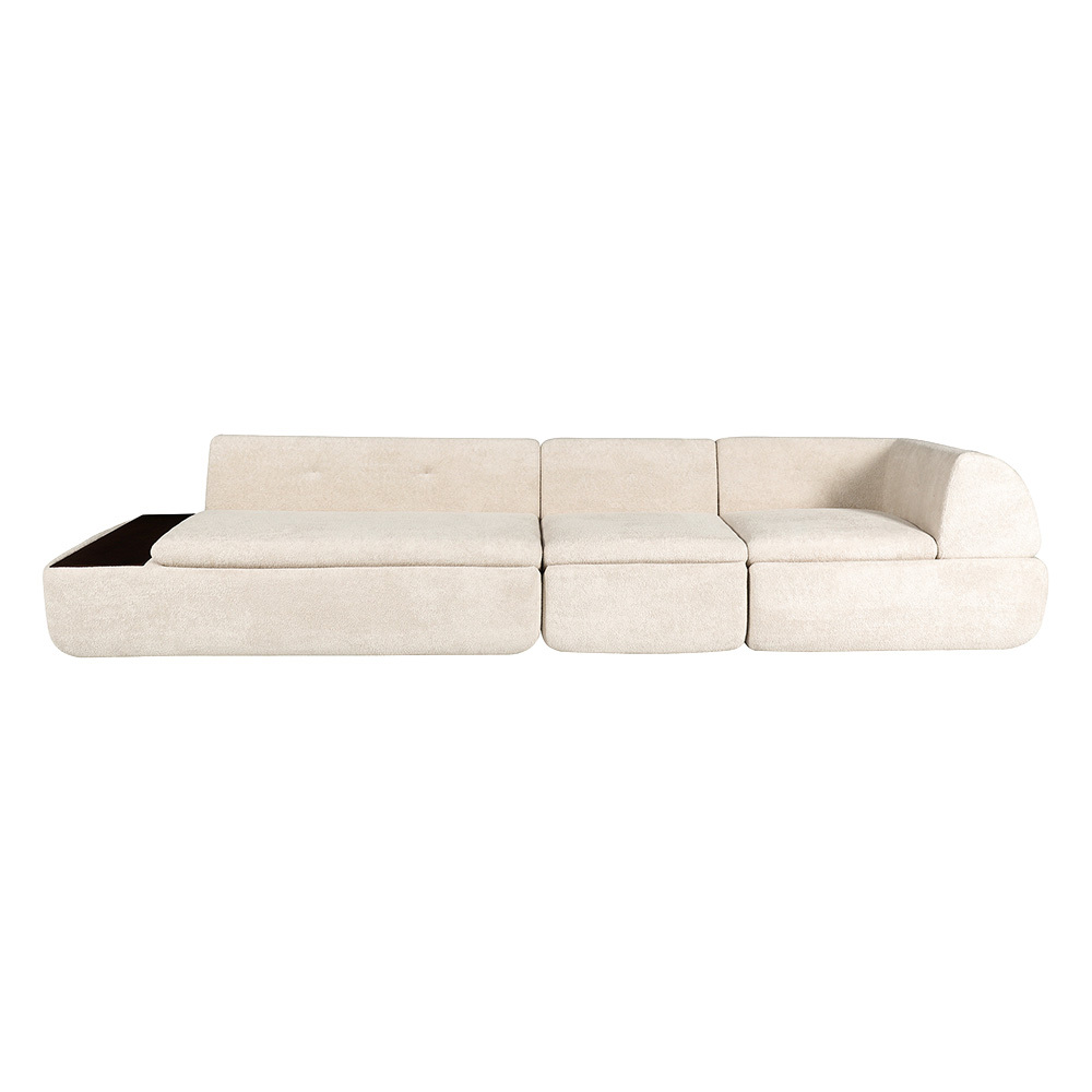 Layra 4 Seater Upholstered Sofa with Chaise