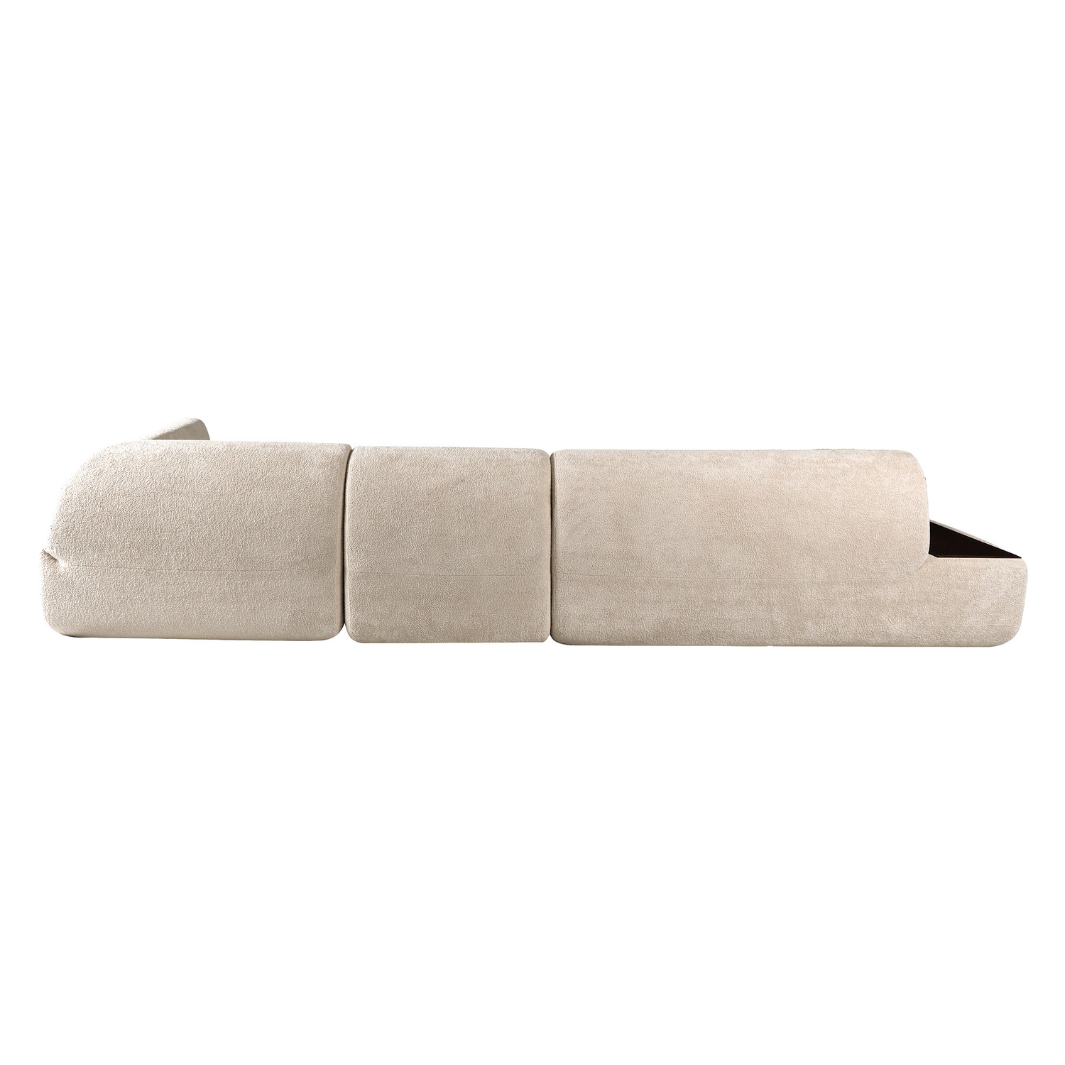Layra 4 Seater Upholstered Sofa with Chaise