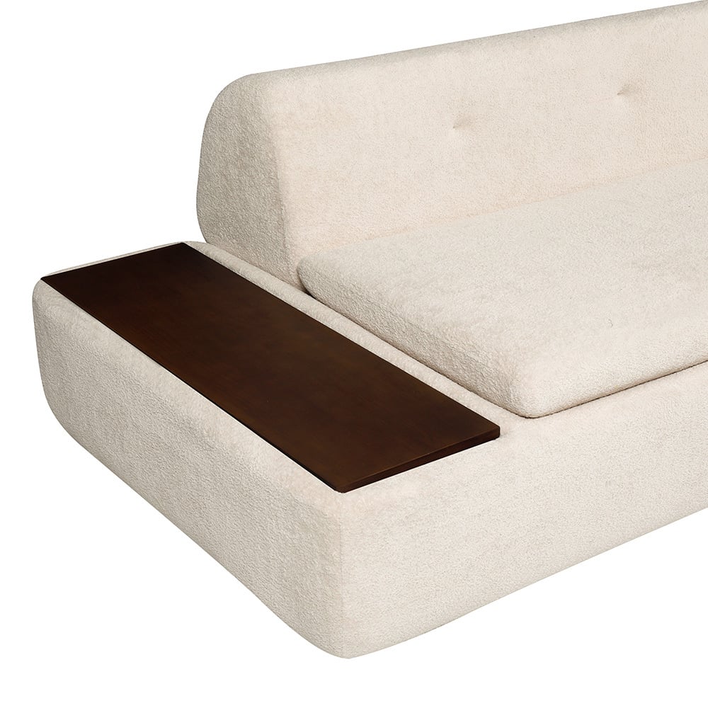 Layra 3 Seater Upholstered Sofa with Chaise