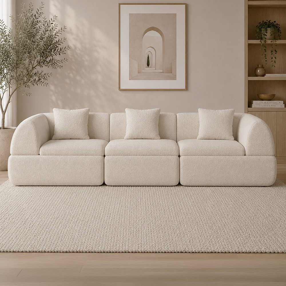 Layra 4 Seater Upholstered Sofa