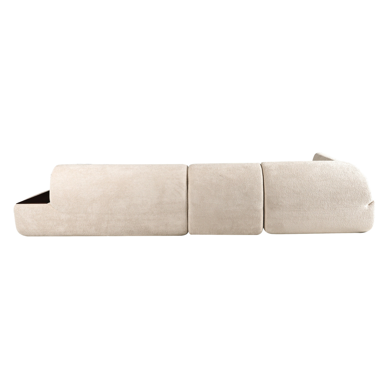 Layra 4 Seater Upholstered Sofa with Chaise