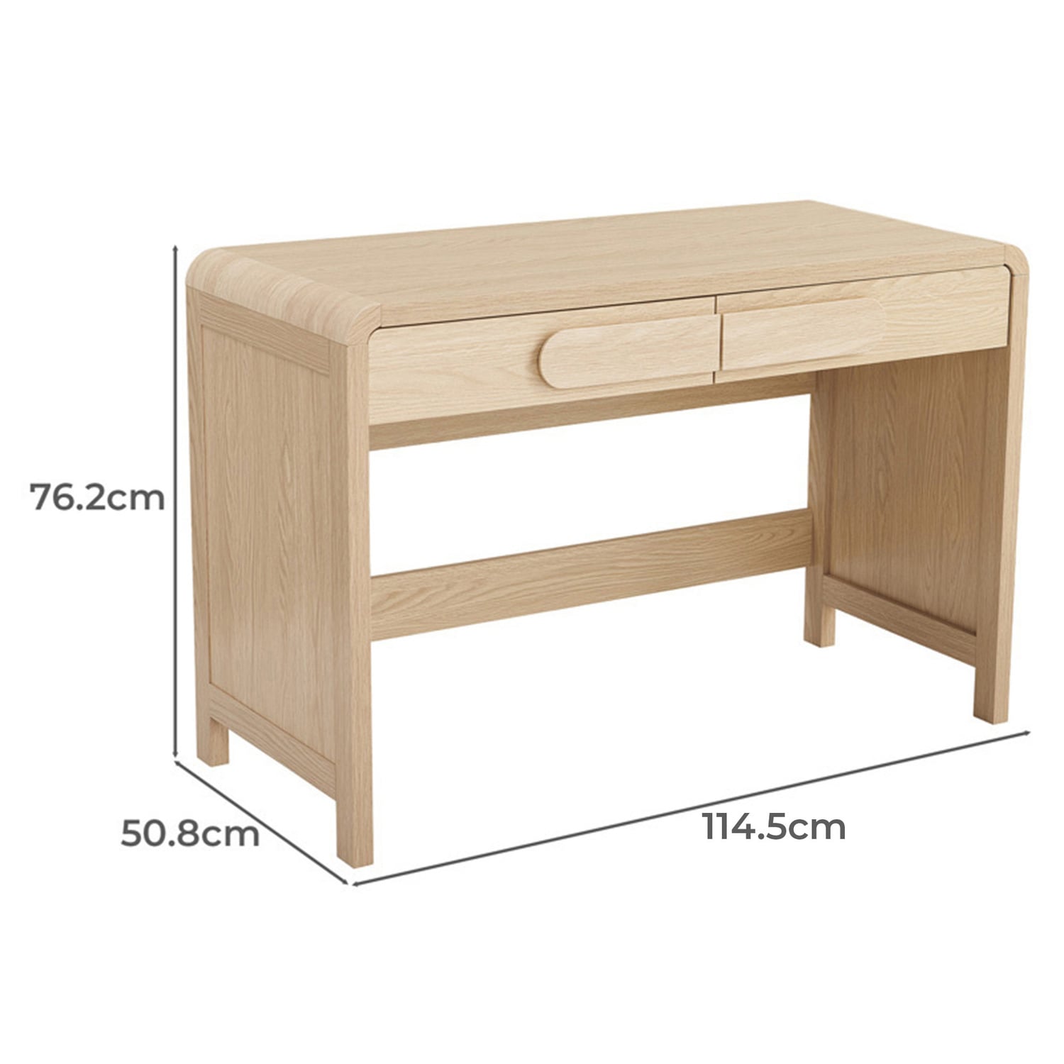 Isla 2 Drawer Writing Desk