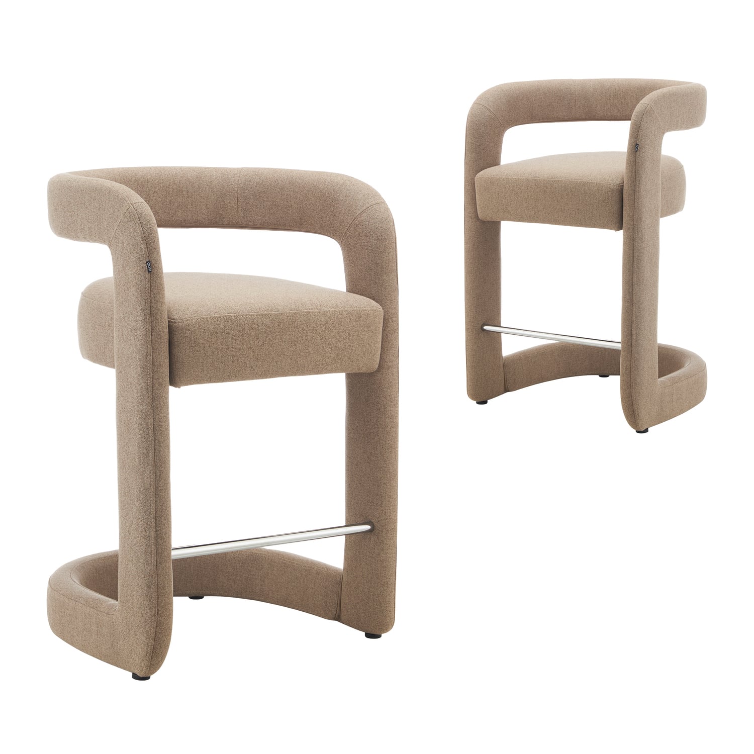 65cm Christina Upholstered Counter Stools