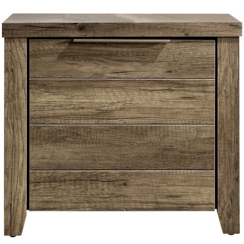 Southern Stylers Alexa 2 Drawer Bedside Table