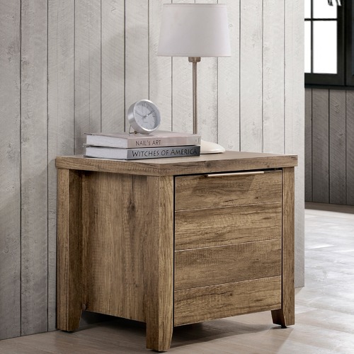 Southern Stylers Alexa 2 Drawer Bedside Table