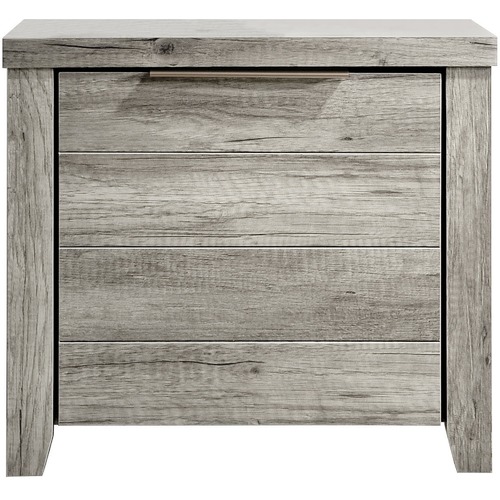 Southern Stylers Alexa 2 Drawer Bedside Table