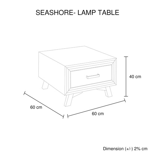 Airlie Acacia Lamp Table