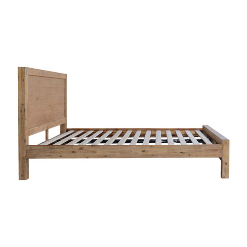 Southern Stylers Natural Belmont Acacia Wood Bed Frame | Temple & Webster