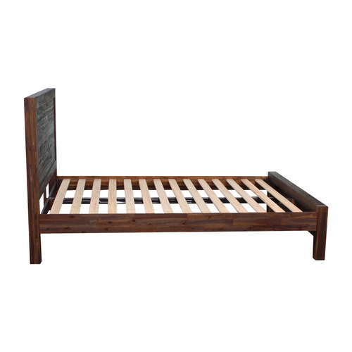 Walnut Belmont Acacia Wood Bed Frame Temple & ster