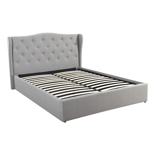 Southern Stylers Verona Gas Lift Storage Queen Bed Frame | Temple & Webster