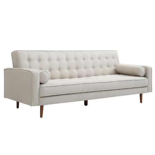 Plast 3 Seater Upholstered Sofa Bed