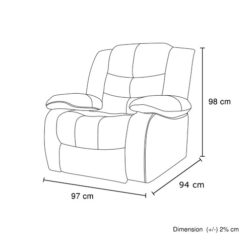 Ipanema Faux Leather Recliner Chair