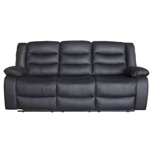 triple reclining sofa leather