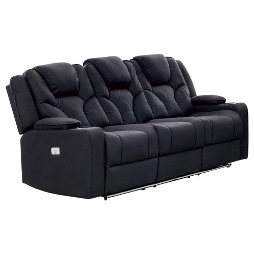 Luella 3 Seater Upholstered Recliner Armchair