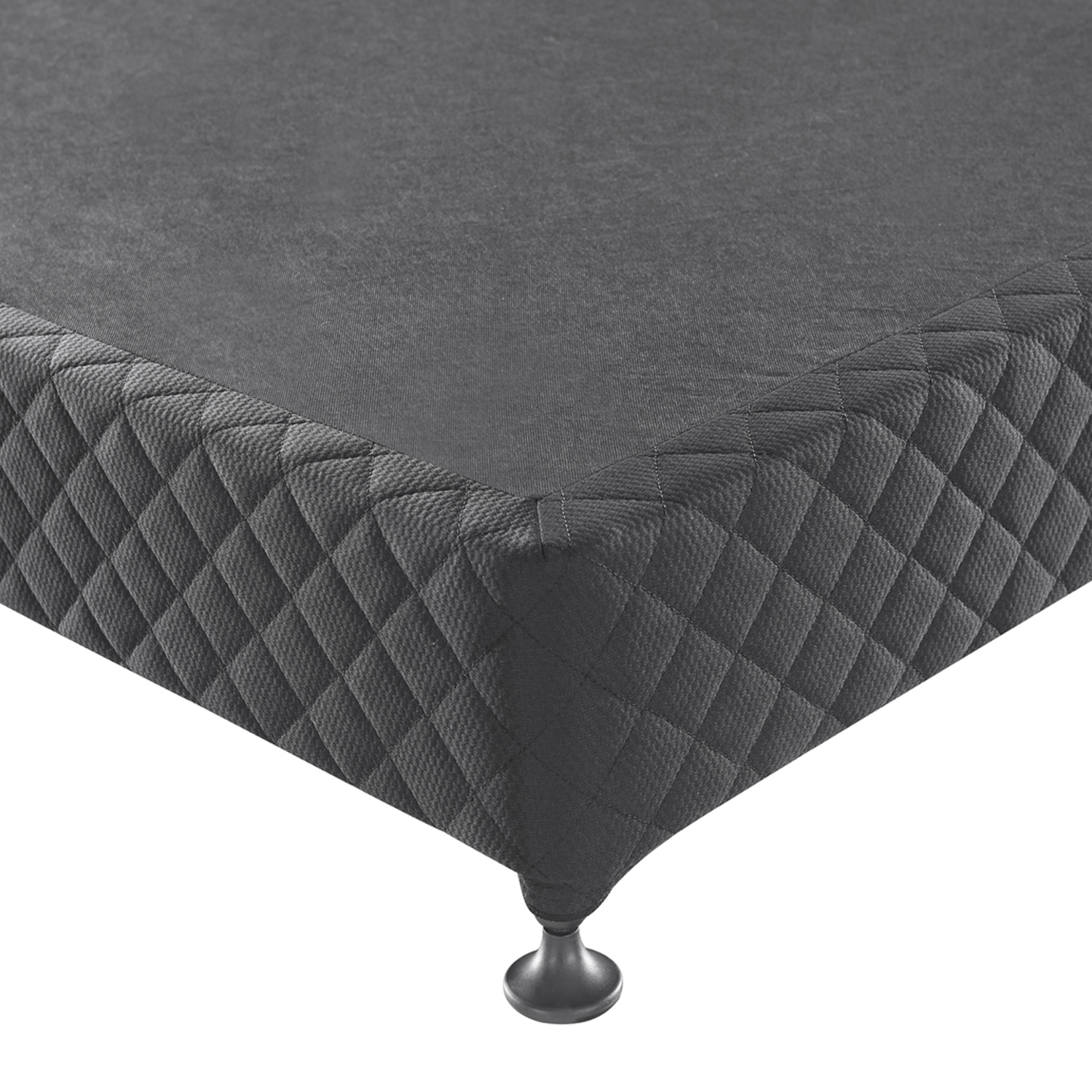 Black Gabbie Upholstered Bed Base