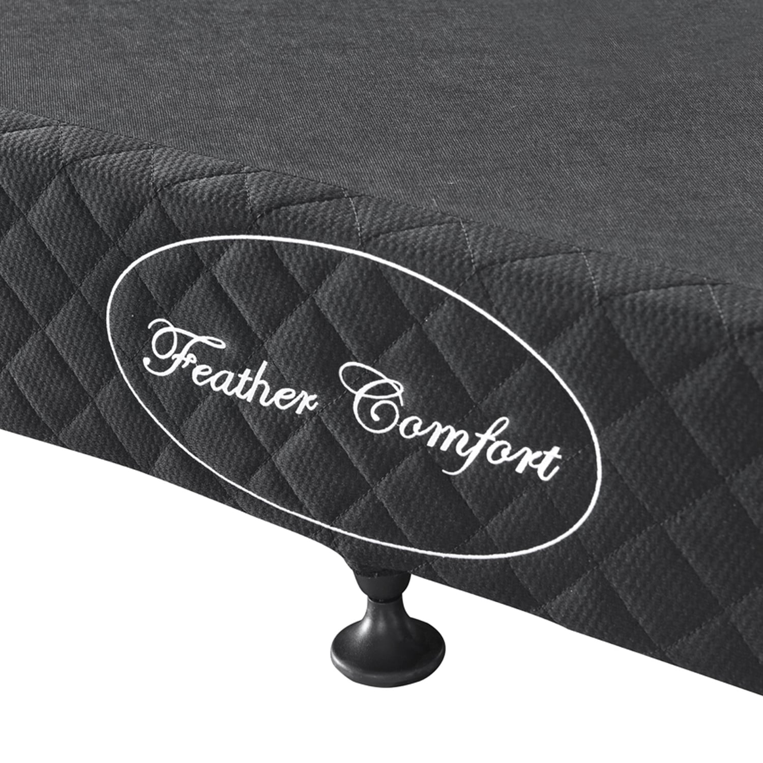 Black Gabbie Upholstered Bed Base