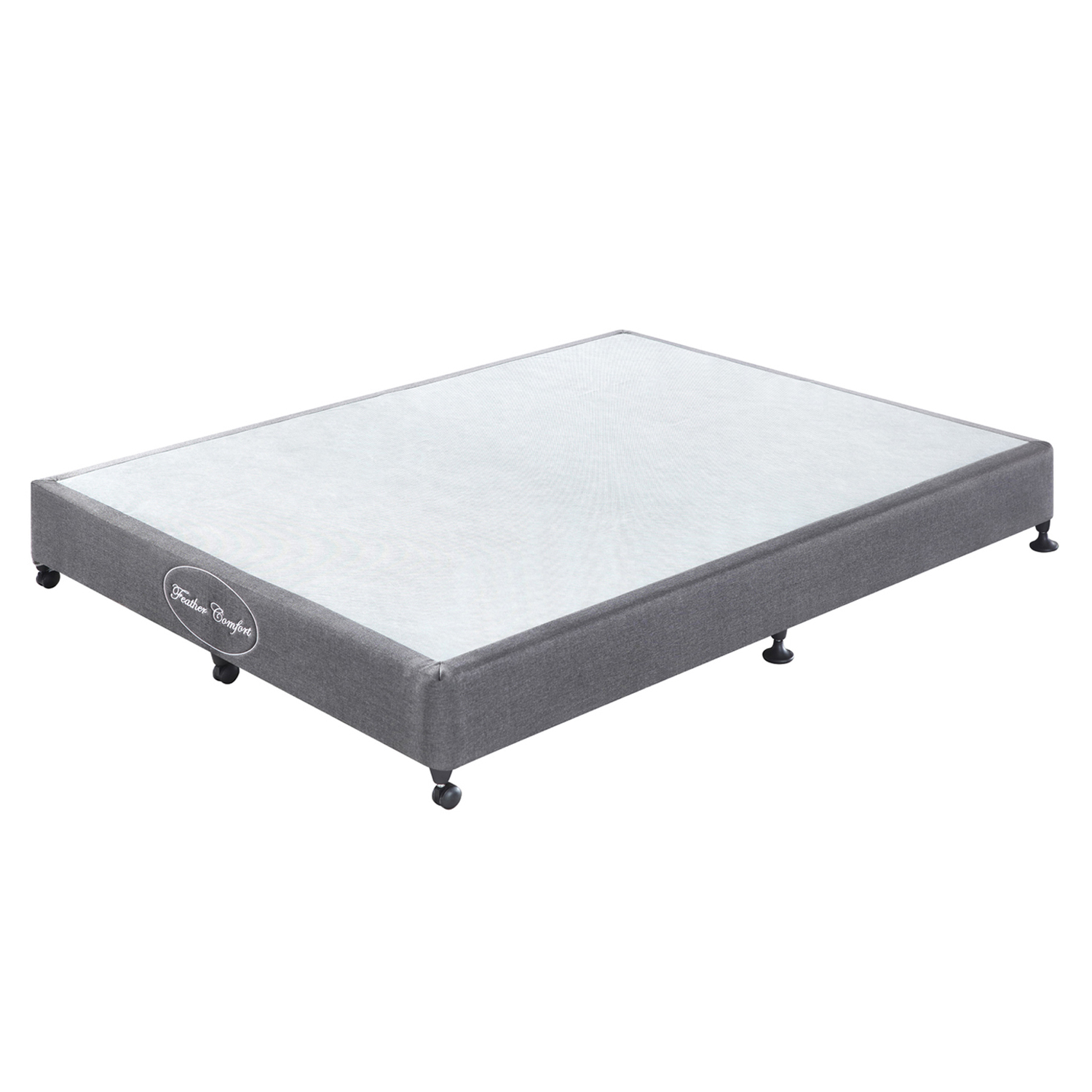 Charcoal Liffle Upholstered Bed Base