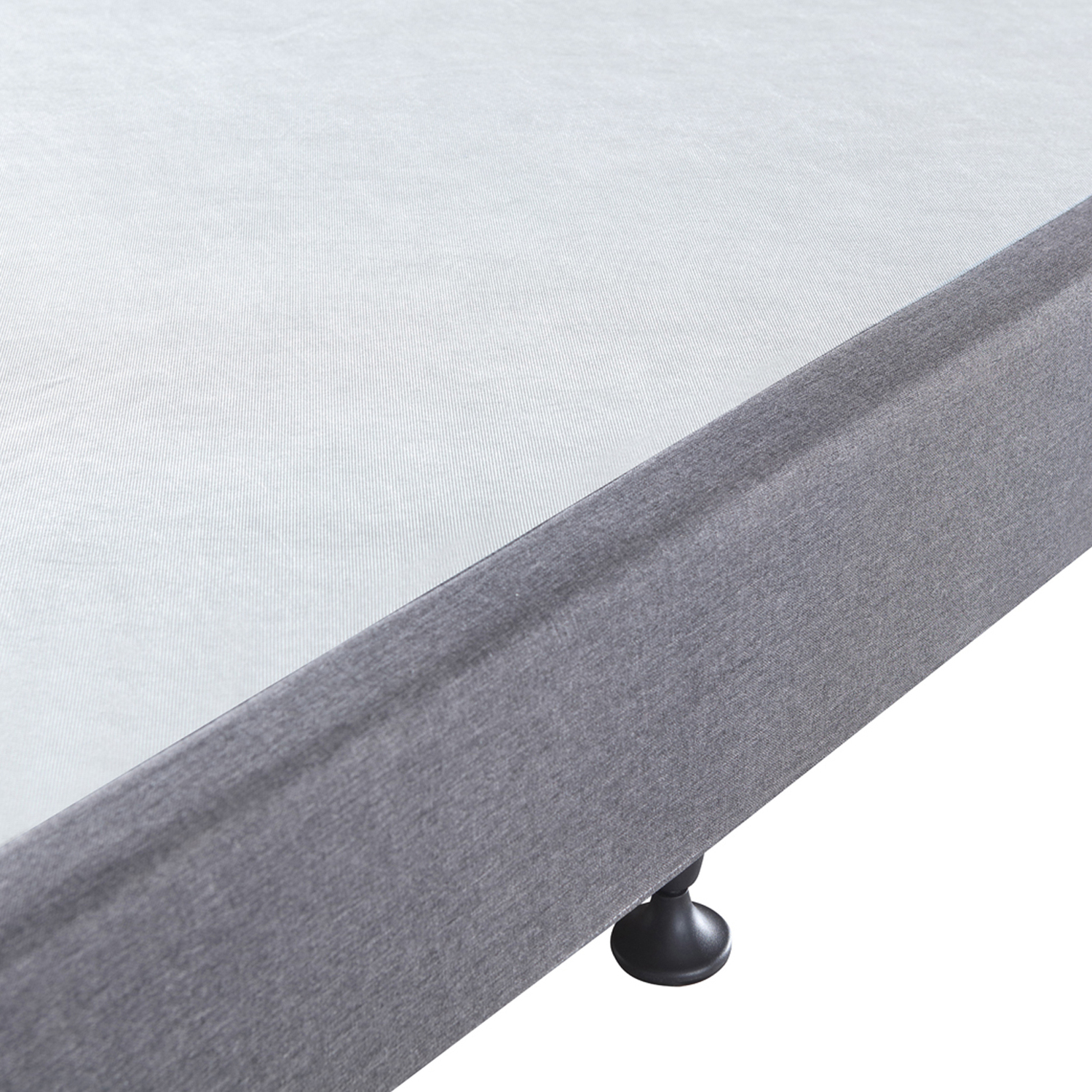 Charcoal Liffle Upholstered Bed Base