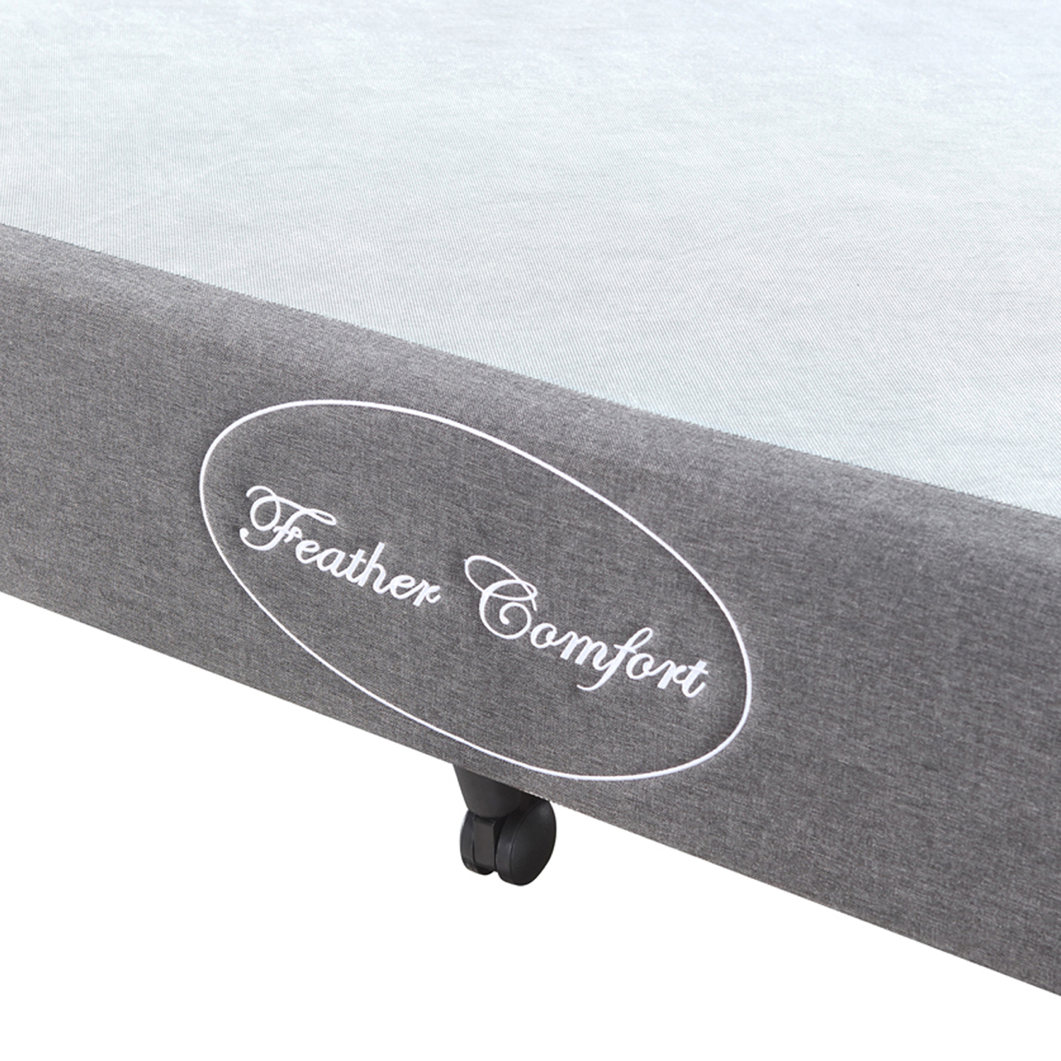 Charcoal Liffle Upholstered Bed Base