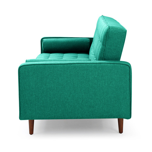 Plast 3 Seater Velvet Sofa Bed