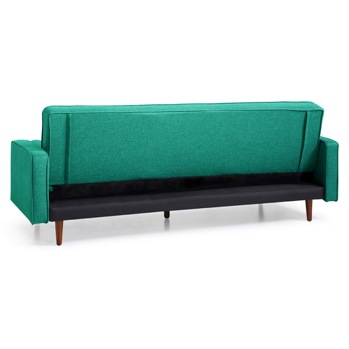 Plast 3 Seater Velvet Sofa Bed