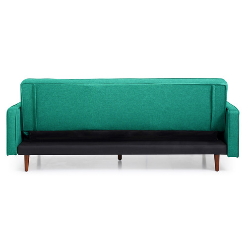 Plast 3 Seater Velvet Sofa Bed
