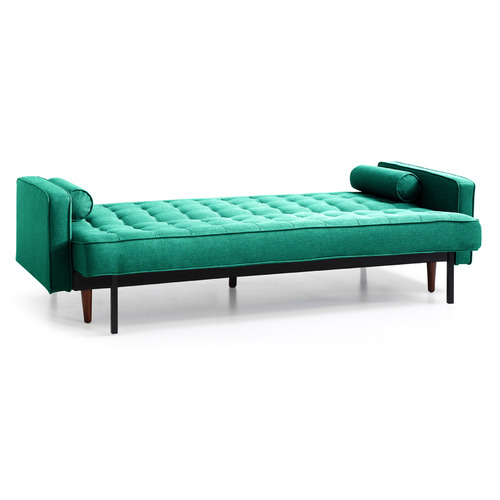 Plast 3 Seater Velvet Sofa Bed