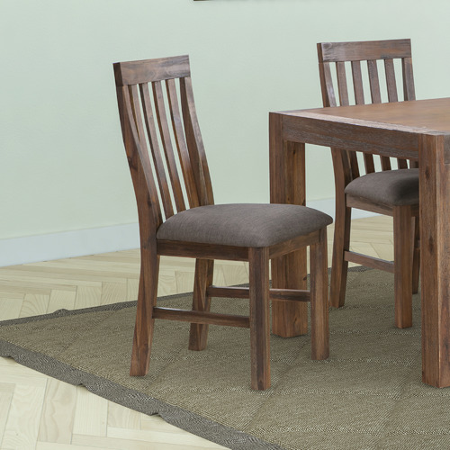 Southern Stylers Natural Belmont Acacia Dining Chairs Temple & ster