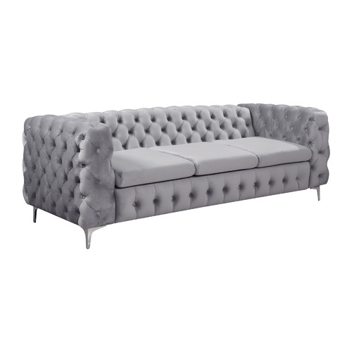 Southern Stylers Eddard 5 Seater Velvet Sofa Set | Temple & Webster