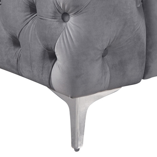 Black Eddard Velvet Armchair