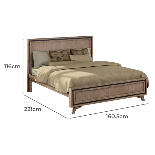 Southern Stylers Airlie Acacia Bed Temple & ster