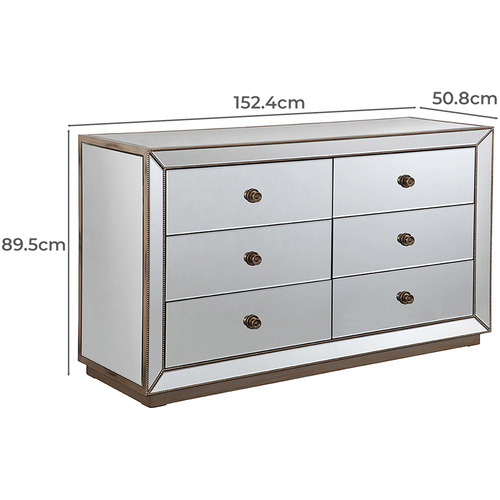 Heisen German 6 Drawer Chest