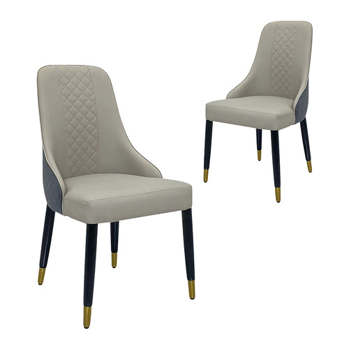 Renwick Faux Leather Dining Chairs | Temple & Webster