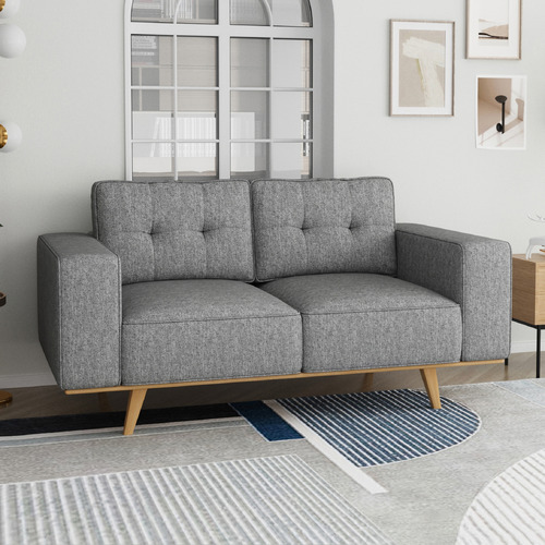 Jagoda 2 Seater Linen Sofa