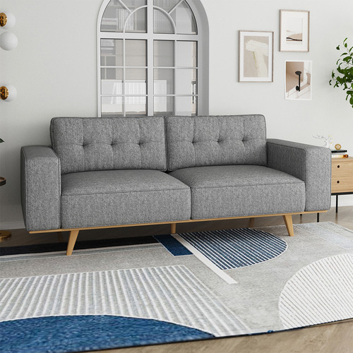 Jagoda 3 Seater Linen Sofa