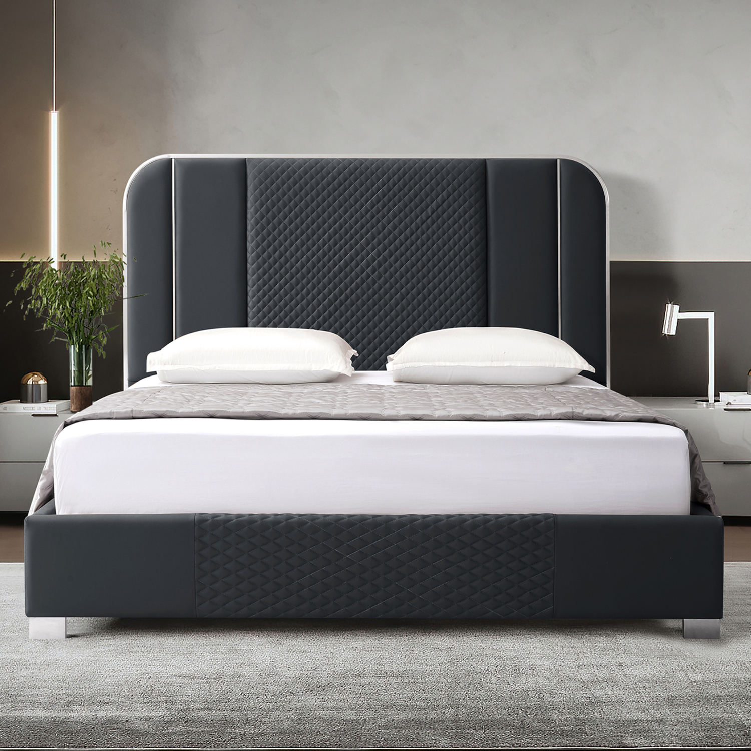 Dylan Faux Leather Bed