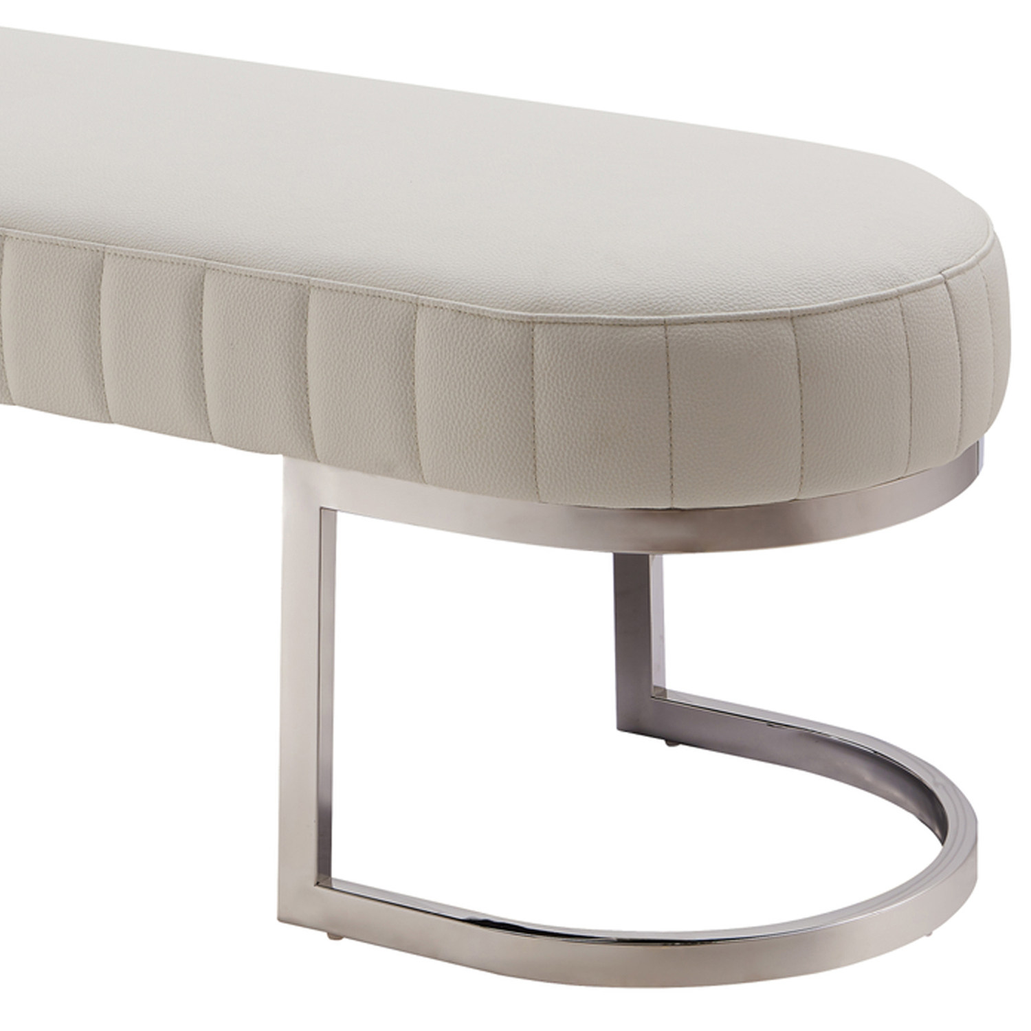 Ethan Faux Leather Ottoman Bench