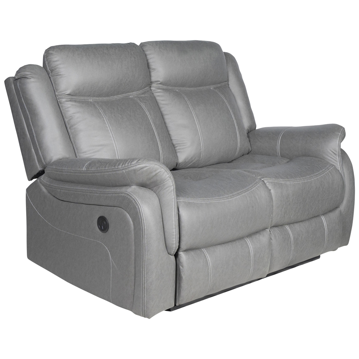 Zorque 2 Seater Faux Leather Recliner Sofa