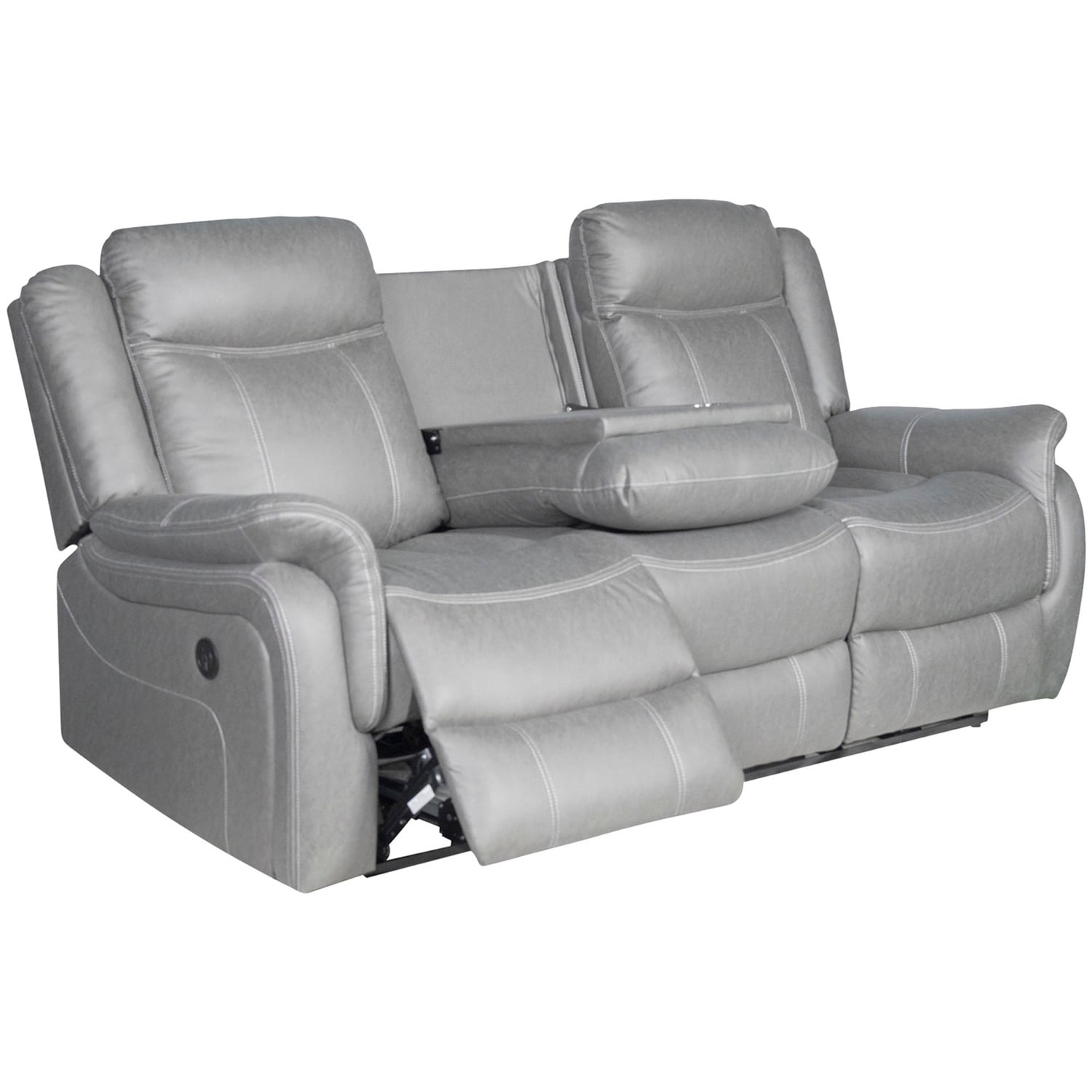 Zorque 3 Seater Faux Leather Recliner Sofa