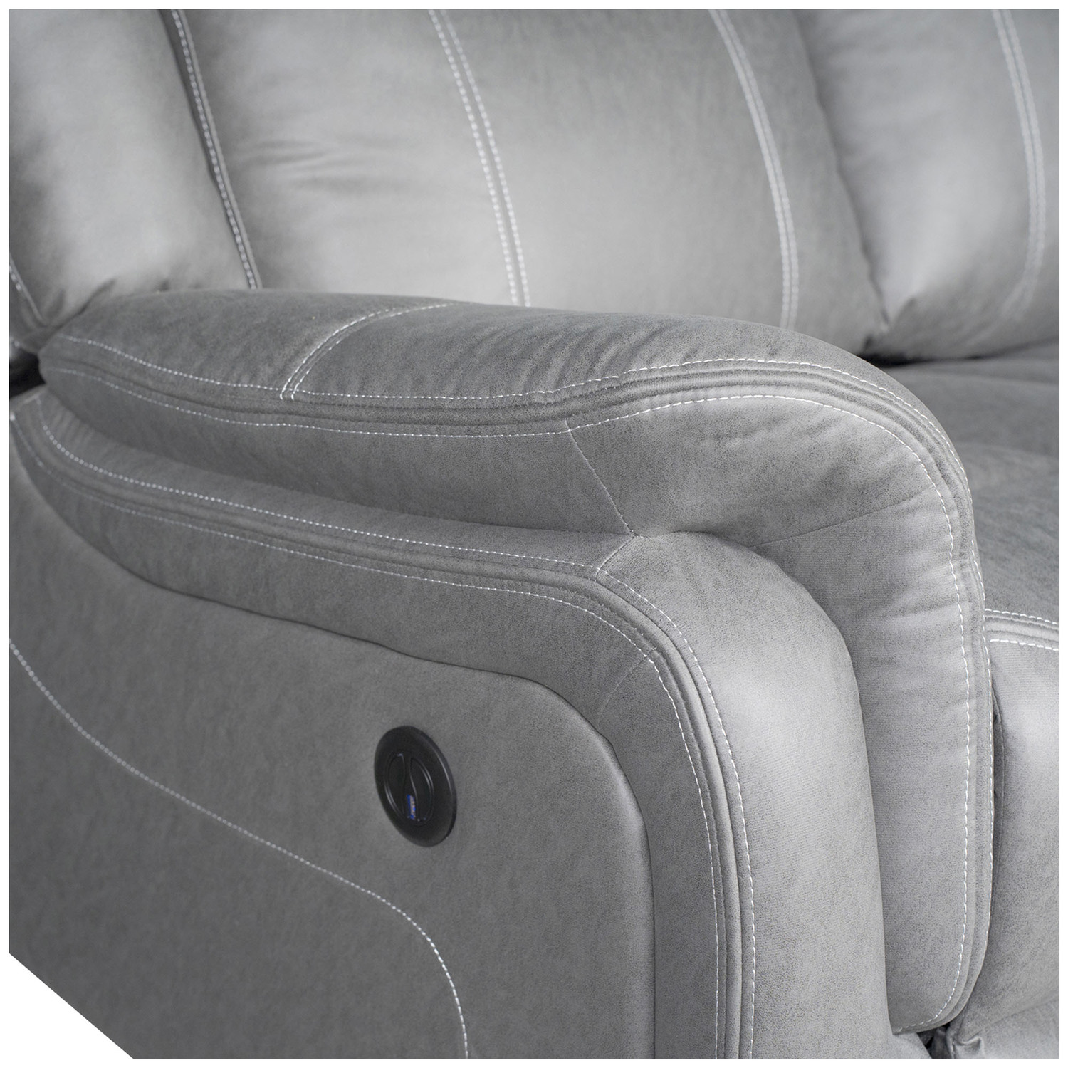 Zorque 3 Seater Faux Leather Recliner Sofa