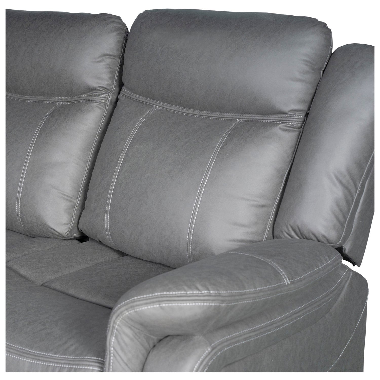 Zorque 3 Seater Faux Leather Recliner Sofa